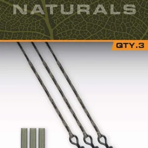 FOX Naturals Submerged Leaders (3stuks) 40lb Gratis Retour