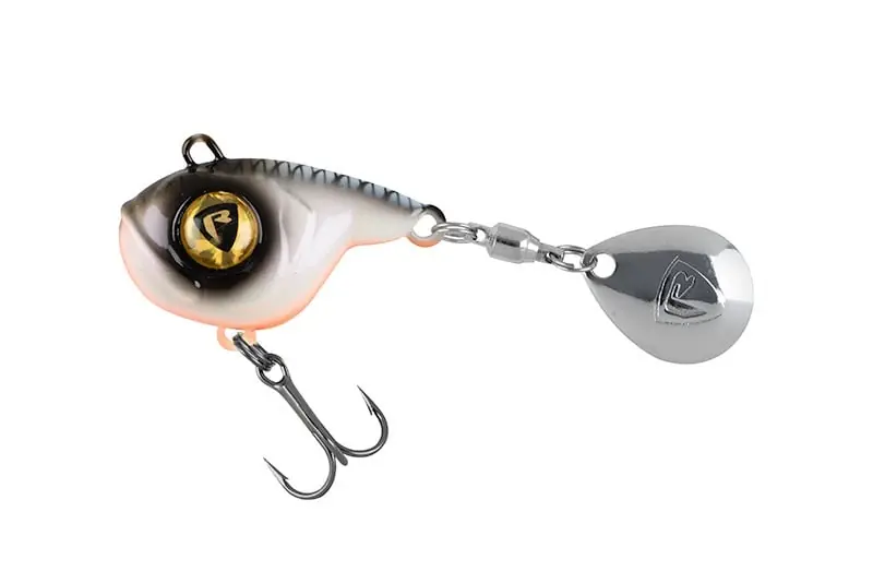 Laatste Versie FOX RAGE Big Eye Spin Tail (8gr) Bleak