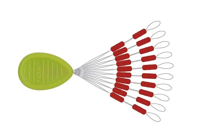 Direct Beschikbaar FOX RAGE PREDATOR Float Stops Red (20stuks)
