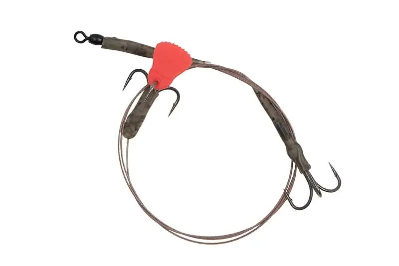 Op = Op FOX RAGE PREDATOR Doodaas Onderlijn 2 Dreggen (50cm) Size 8