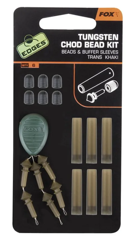 Fabrieksprijs FOX Tungsten Chod Bead Kit (6stuks)