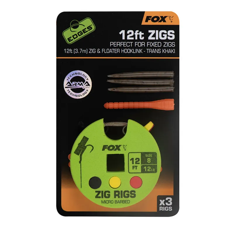 Speciale Aanbieding FOX Zig Rig 12ft (3stuks)