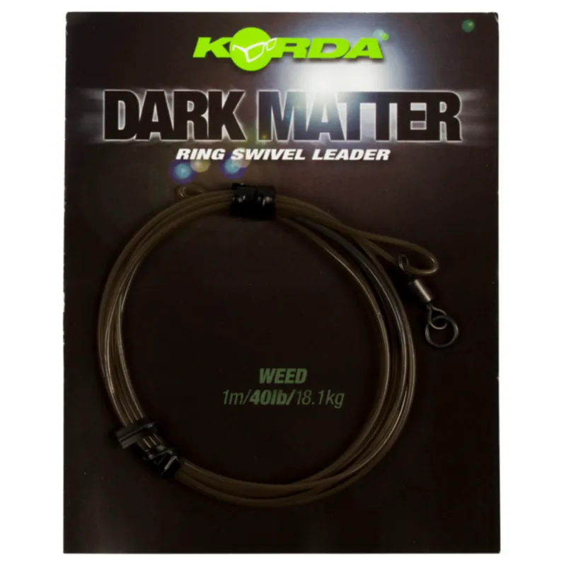 KORDA Dark Matter Leader Ring Swivel 40Lb Weedy Green Direct Verzonden