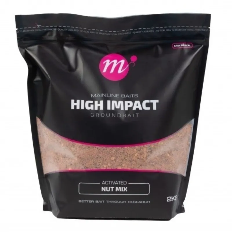 Op = Op MAINLINE High Impact Groundbait Active Nut Mix (2kg)