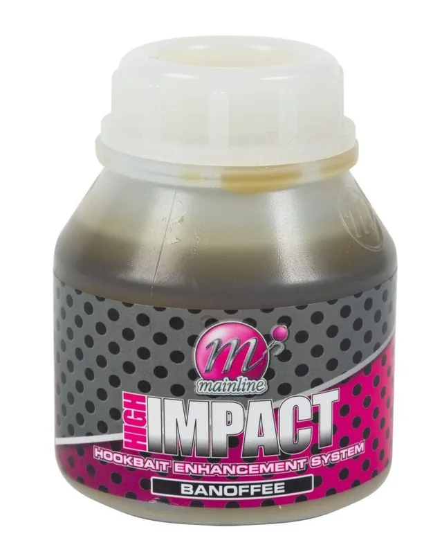 MAINLINE High Impact Hook Bait Enhancement System Banoffe (250ml) Gereduceerde Prijs