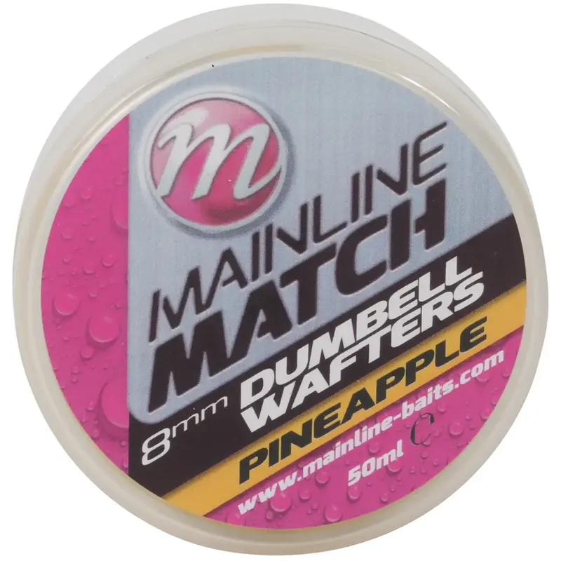 Shop Nu MAINLINE Match Dumbell Wafters Yellow Pineapple (50ml) 6 mm