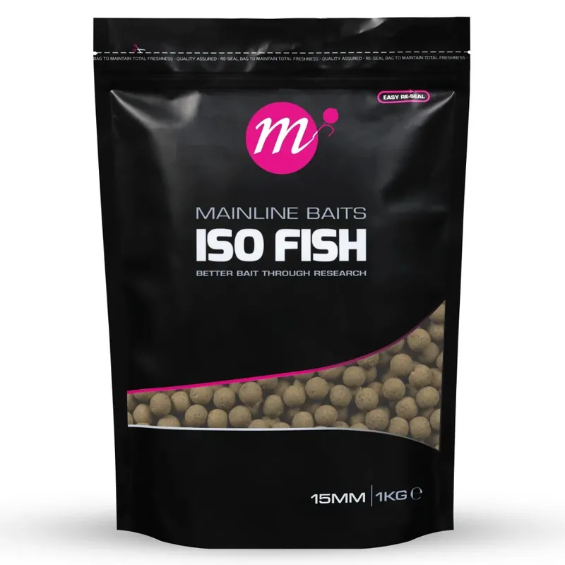Meest Verkocht MAINLINE Shelf Life Boilies ISO Fish (1kg) 15mm