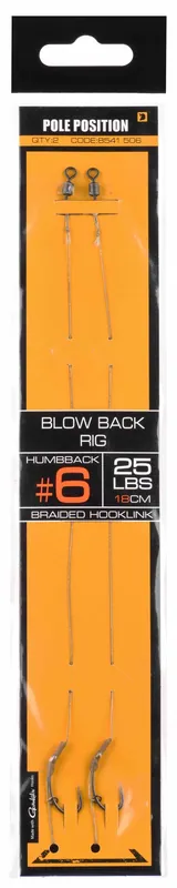 Rechtstreeks Van De Fabrikant POLE POSITION Blow Back Rig 25Lb (2stuks) Haakmaat 4