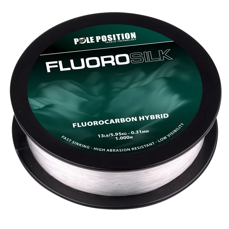 Nu Kopen POLE POSITION Fluorosilk Hybrid - Karperlijn (1000m) 0.31mm - 5.95kg/13lb