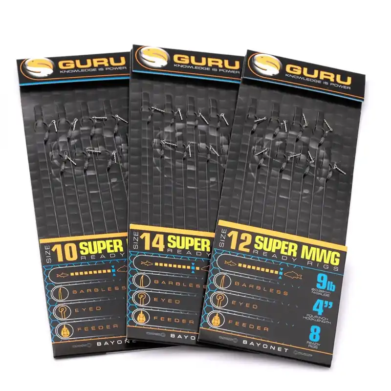 GURU SMWG Bayonet Rig 4" (8stuks) 10 (0.22mm) Populair