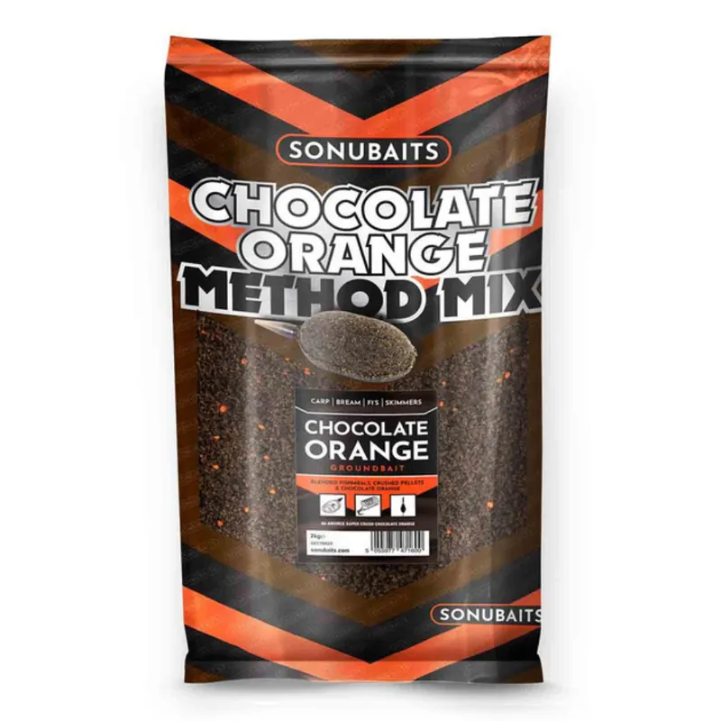 SONU BAITS Chocolate Orange Method Mix (2kg) Weekendaanbieding