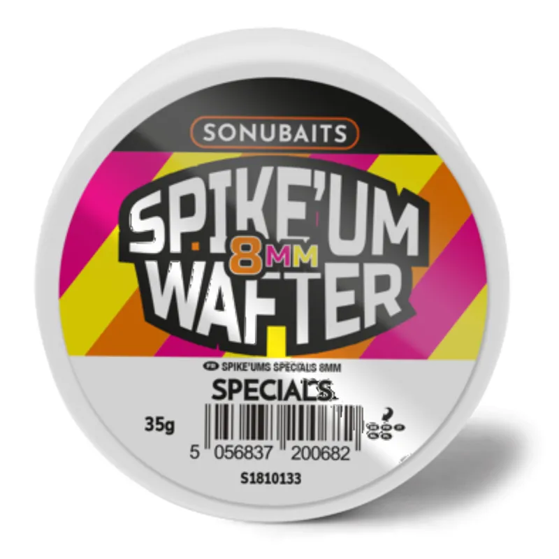 SONU BAITS Spike'um Wafter Specials 8mm (40gr) Gereduceerde Prijs