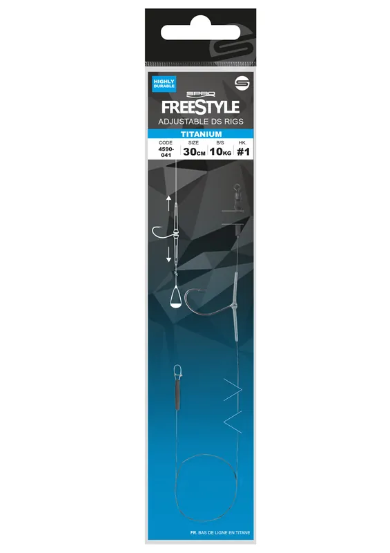 SPRO FREESTYLE Titanium Dropshot Onderlijn 30cm 01 Meest Verkocht