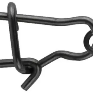 Beperkte Voorraad SPRO Matte Black Easy Snap+RG Swivel (10stuks) 0+10