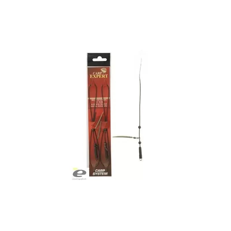 Voordeelprijs Carp Expert Helicopter Rig pvc-tube & Quick Change Swivel