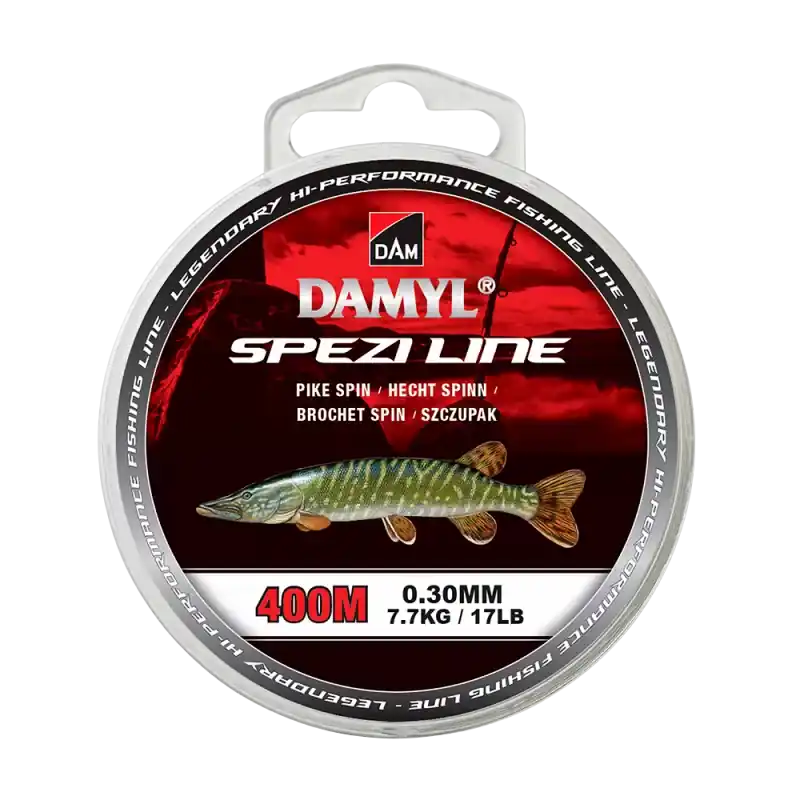Voordeelprijs Damyl Spezi Line | Pike Spin | 400M - 0.30MM - 7.7KG - 17LBS