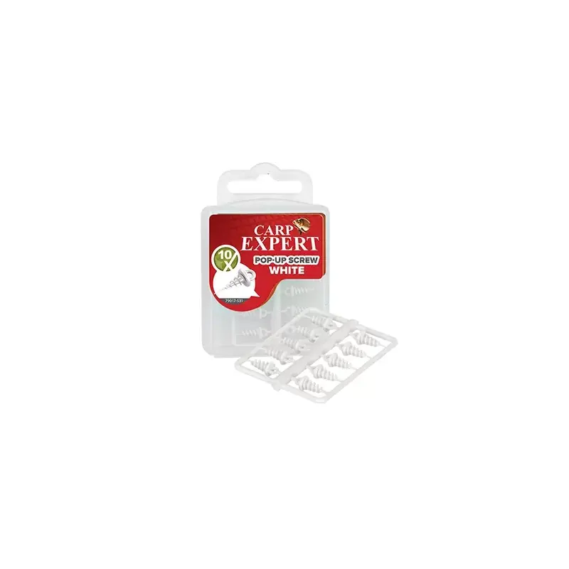 Op = Op Pop-Up Screw White | 10 MM | Kunststof | 10 Stuks