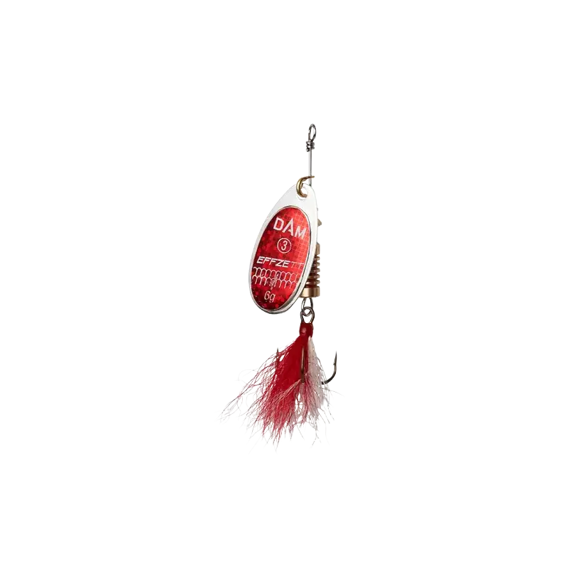 Bestseller Dressed Spinner | Bladmaat #1 | 3G | Sinking Reflex Red