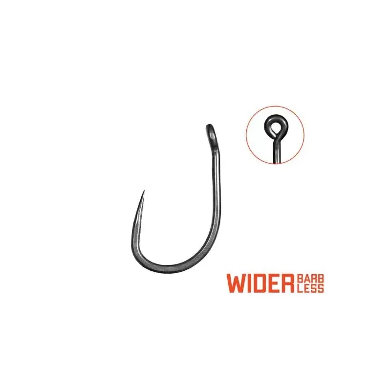 Dagaanbieding Delphin Thorn Wider Barbless karperhaak | Haakmaat # 4