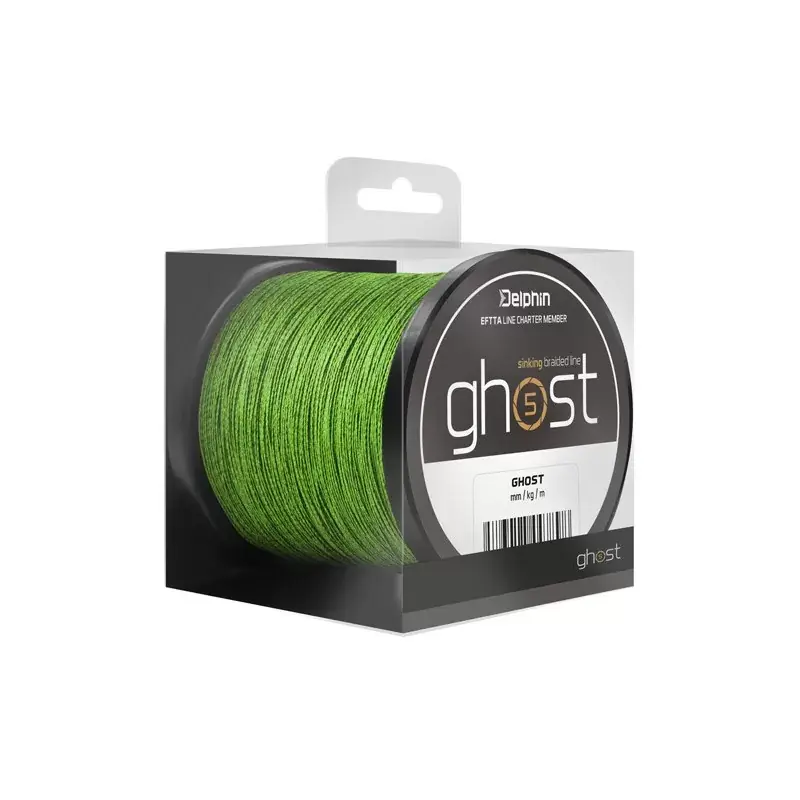 Merkproduct Gevlochten Karper hoofdlijn Ghost 4+1 Groen | 0.16MM | 200M | 8.2Kg