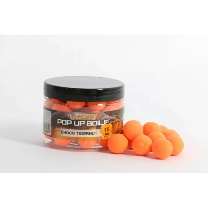 Aanbieding Pop-up boilie | Choco Tigernut 15mm in pot