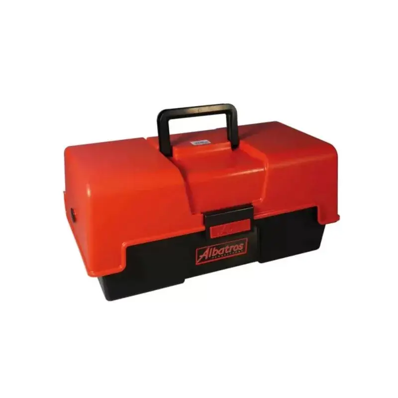 Albatros 2-Ladige Viskoffer Groot - Rood 43x21x20 cm Populair