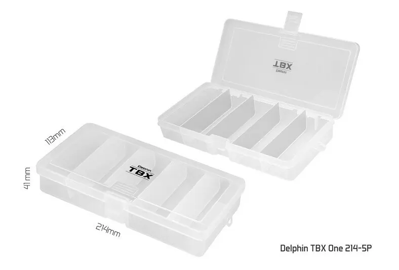 Delphin tacklebox TBX One 214-5P 21,4 x 11,3 cm Must-Have