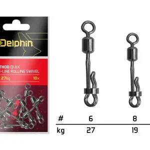 Beperkt Aanbod Side-line rolling swivel Delphin Method QuiX