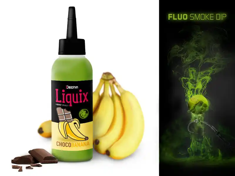 Premium Delphin fluo dip liquix choco banaan 100 ml