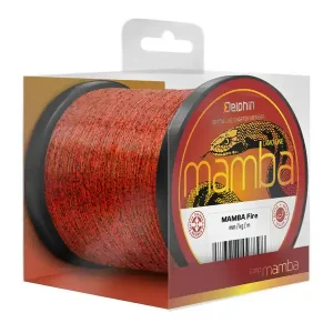 Beste Prijs Delphin Mamba Karperlijn 600 meter – Sterke 3D Camouflage Lijn