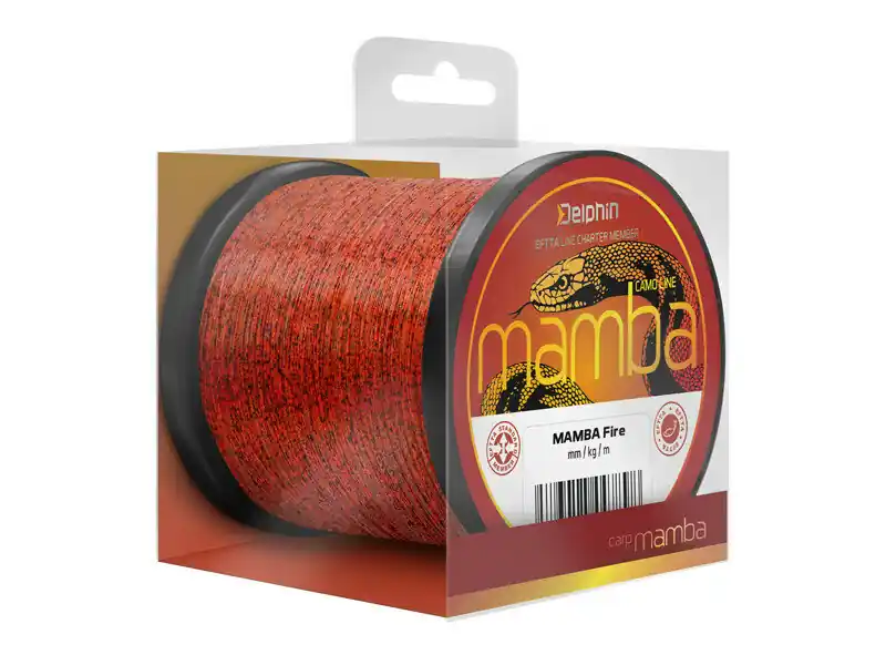Beste Prijs Delphin Mamba Karperlijn 600 meter – Sterke 3D Camouflage Lijn