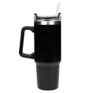 Modieuze Thermosbeker 900 ml - Zwart Weekendaanbieding