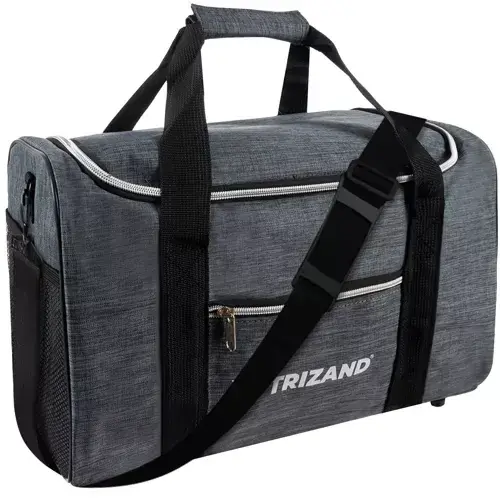 Direct Verzonden Trizand Reistas - 20 Liter - Handbagage - 40 x 25 x 20 cm - Grijs