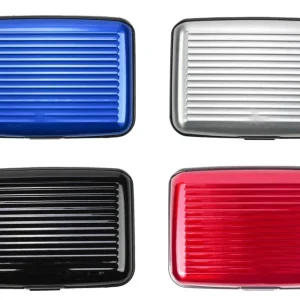 Uitverkoop Benson Creditcardhouder Aluminium - 7 Vakken - Compact - Assorti Kleuren