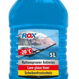 ROX Winter Ruitensproeiervloeistof Antivries – Tot -20°C – Gebruiksklaar – 5L Superprijs