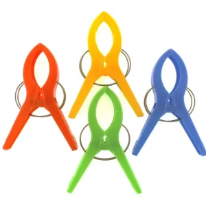Nieuw Benson Grote Badlakenknijpers - 4 Stuks - Voor Strandstoel & Ligbed - Mix