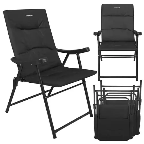 Laatste Versie Trizand Campingstoelen Set - 2 Stuks - Opvouwbaar - 59 x 70 x 91 cm