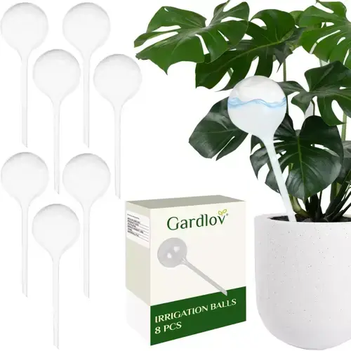 Beste Prijs Gardlov Waterbollen voor Planten - 8 Stuks - 280 ml - Transparant