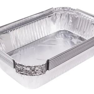 Benson Aluminium Grillschalen - Set van 8 - 17 x 10,5 cm - BBQ Bakjes Betrouwbaar