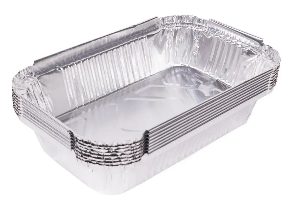 Benson Aluminium Grillschalen - Set van 8 - 17 x 10,5 cm - BBQ Bakjes Betrouwbaar