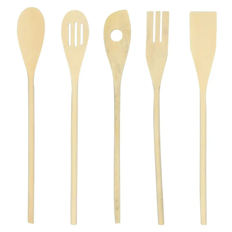 Nieuw Benson Saladeset / Keukengerei - 5-delig - Bamboe Hout - Vaatwasserbestendig