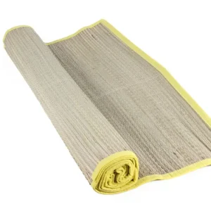 Benson Rieten Strandmat - Oprolbaar - 60 x 180 cm - Gekleurde Rand Laatste Kans