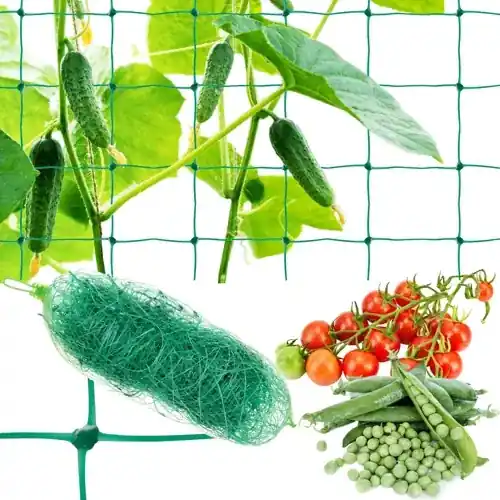 Gardlov Klimplantennet - 2 x 20 meter - Groen - Stevig Steunnet Direct Beschikbaar