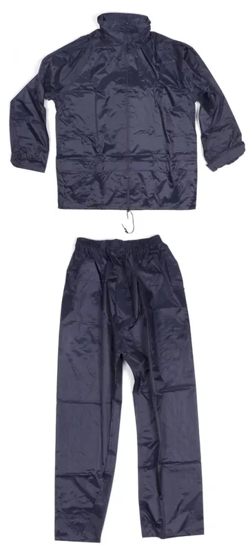 Merkproduct Lastpak Basic Regenpak - Maat XXL - Wind- & Waterdicht - Blauw - Jas & Broek