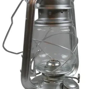 Lage Prijs Benson Stormlantaarn - 25 cm - Chroom - Olielamp voor Binnen & Buiten