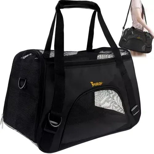 Goedkoop Purlov Huisdier Draagtas - Voor Honden en Katten - Tot 8 kg
