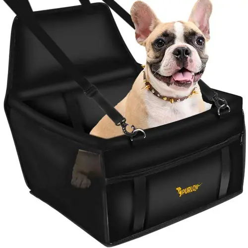 Beperkt Aanbod Purlov Autostoel voor Huisdieren - Honden- en Kattenmand - 40x40 cm