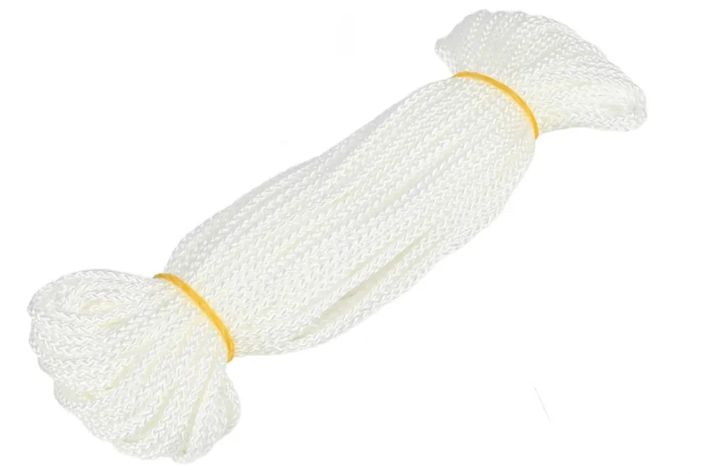 Seizoensaanbieding Benson Scheerlijn Touw - 3 mm x 20 Meter - 12-Gevlochten - UV-Bestendig - Wit