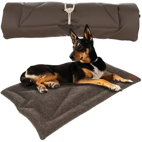 Voordeelprijs Purlov Hondenmand / Kattenmand - 77 x 59 cm - Bruin - Draagbaar & Waterdicht