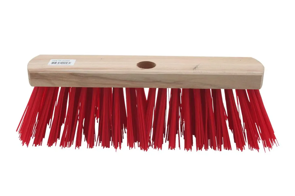 Benson Straatbezem - 29 cm - Rood - Kunstvezel - Exclusief Steel Bestel Nu